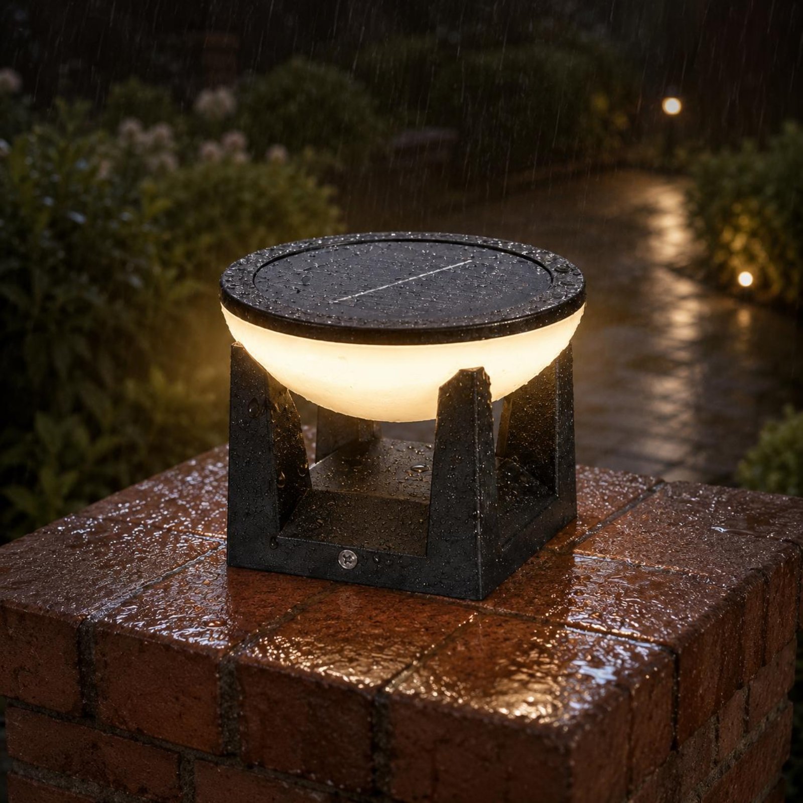 Solar Post Light Easy to Insta - Outdoor Lighting Install 评论和价格