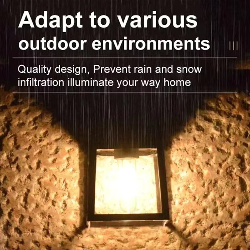 Solar Outdoor Waterproof LED W - Outdoor Lighting For Front Of House 评论和价格
