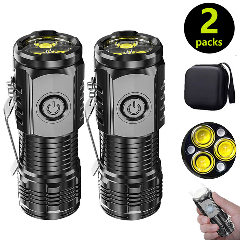 Mini 3LED Flashlight With Pen  - Outdoor Lighting Diy 评论和价格