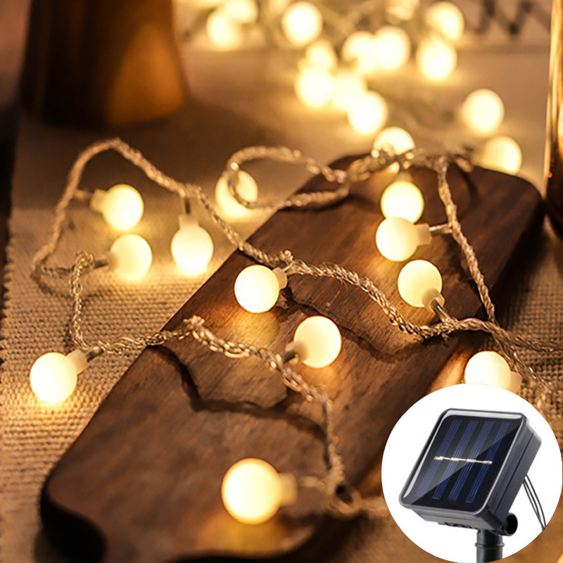 100LED Ball Garland Fairy Ligh - Xmas Outdoor Lighting Decorations 评论和价格