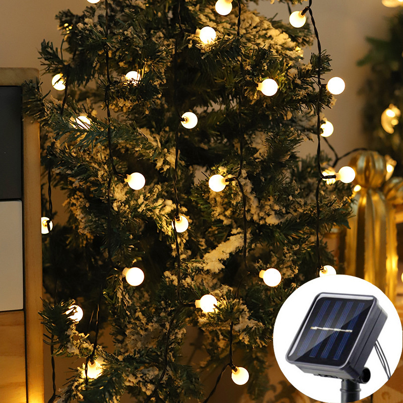 100LED Ball Garland Fairy Ligh - Xmas Outdoor Lighting Decorations 评论和价格