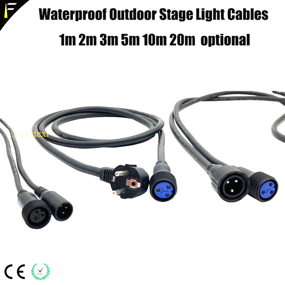4xLOT Outdoor DMX Extension Ca - Outdoor Lighting Cable Uk 评论和价格