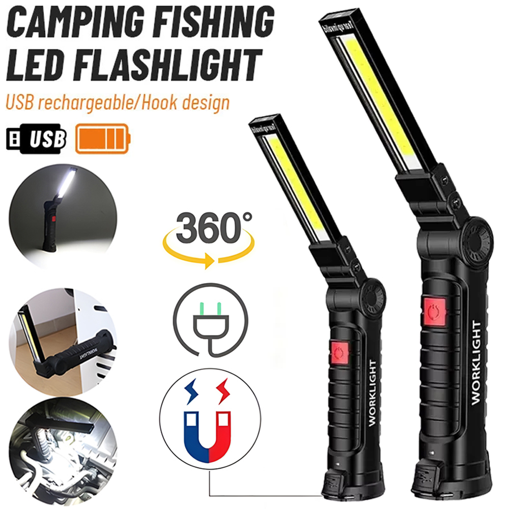 LED COB Flashlight USB Recharg - Outdoor Lighting B&Q 评论和价格