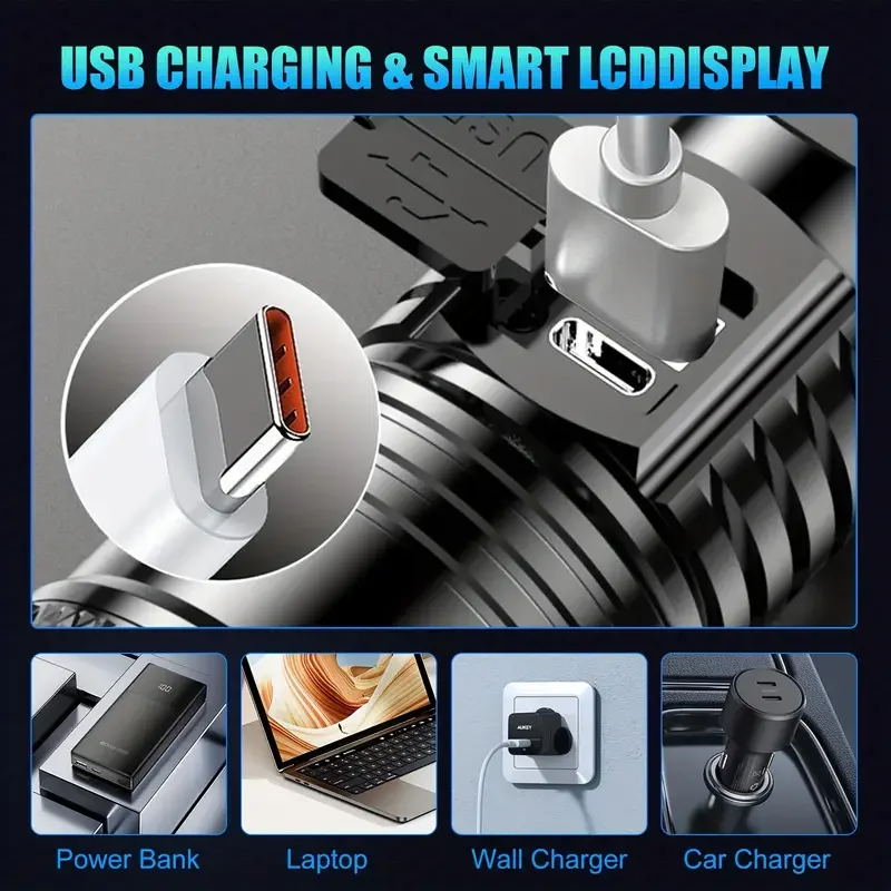 Tactical LED Flashlight 2000LM - Outdoor Lighting Diy 评论和价格