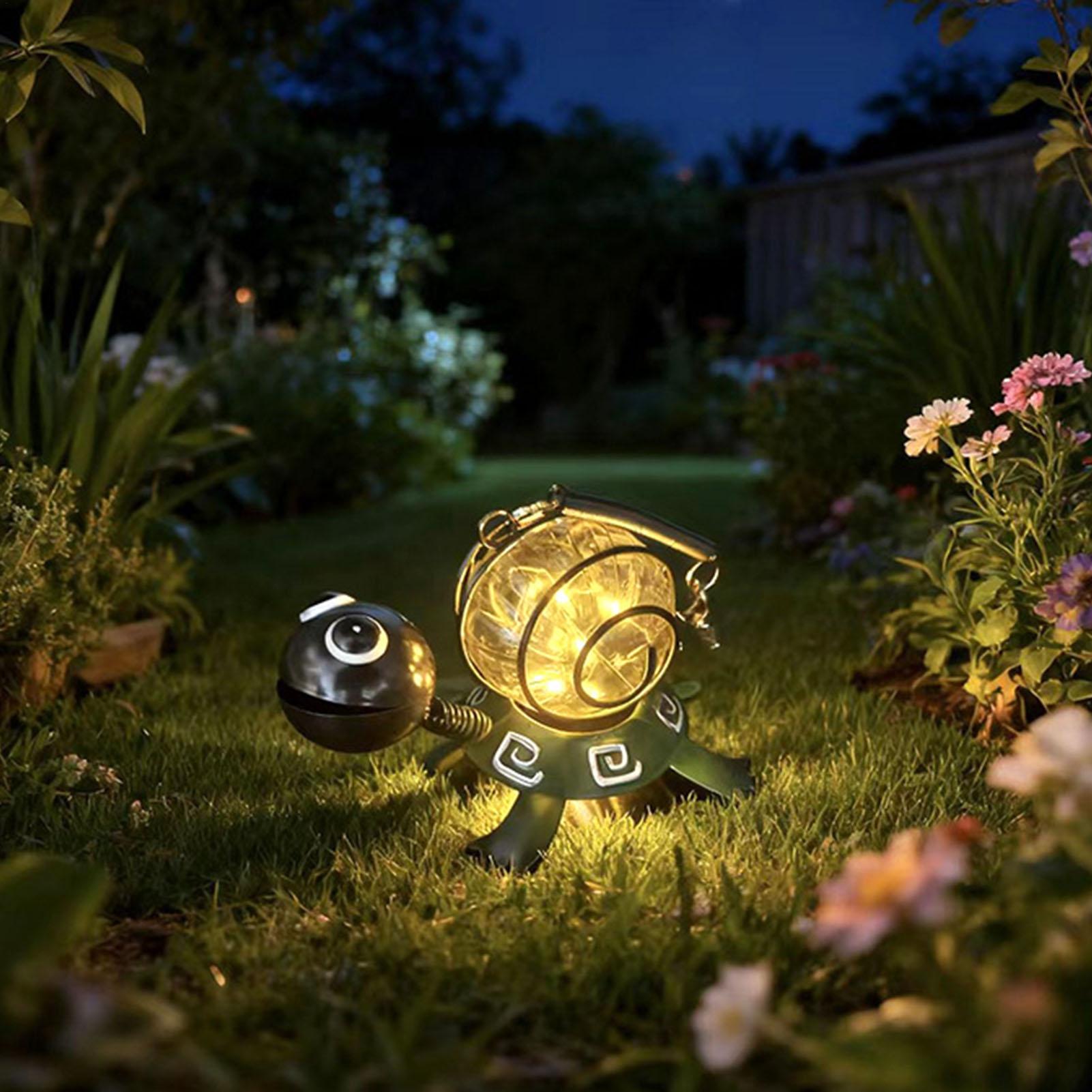 Solar Turtle Garden Statue Wat - Solar Path Light 评论和价格