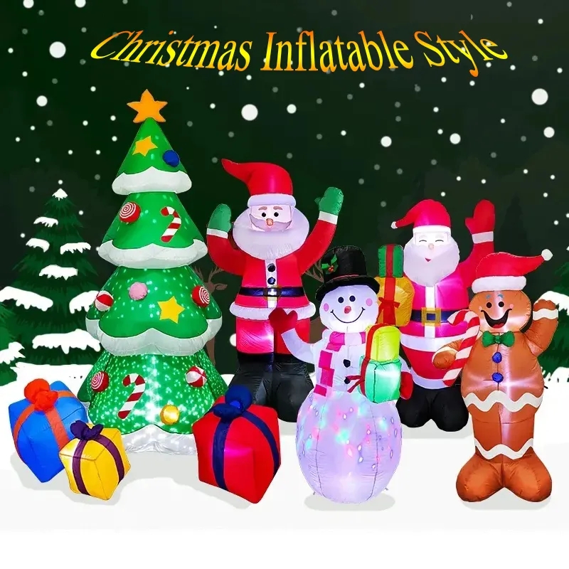 Christmas Inflatables Decorati - Xmas Outdoor Lighting Decorations 评论和价格
