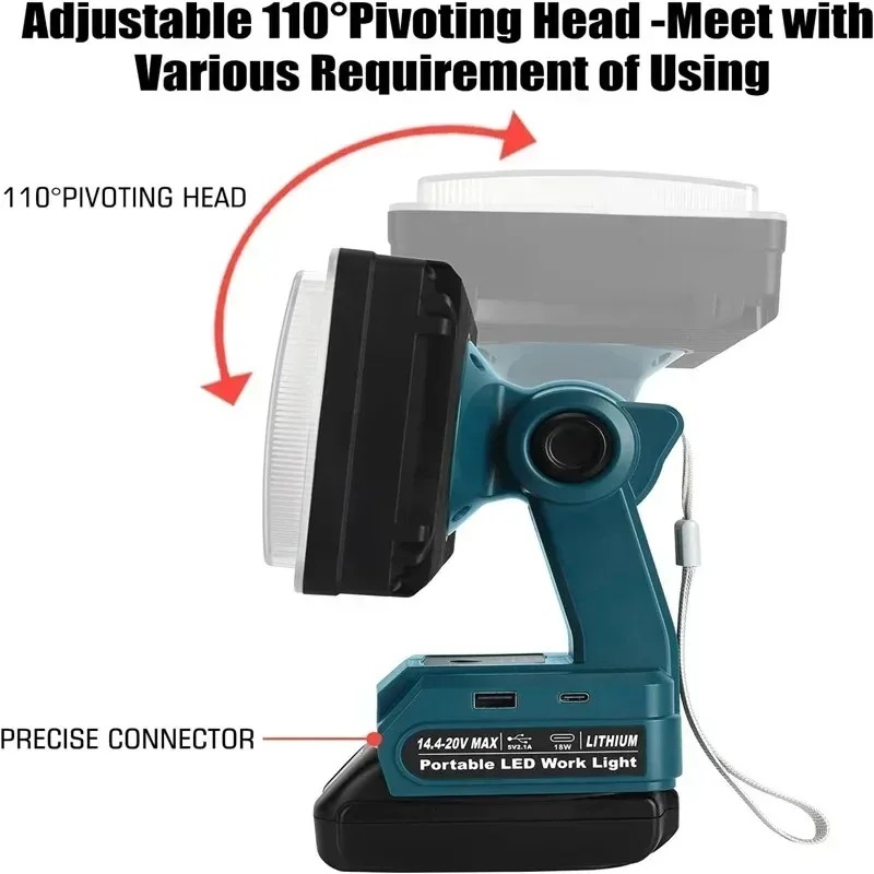 50W Outdoor Portable Work Ligh - Outdoor Lighting Milwaukee 评论和价格