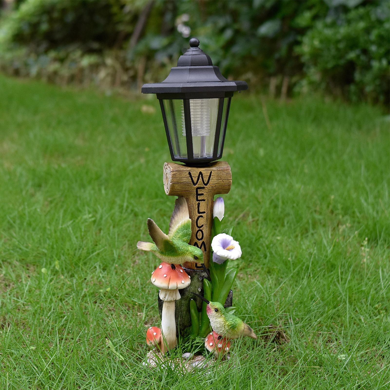 Garden Statues Light Up Auto O - Outdoor Lighting For Home 评论和价格