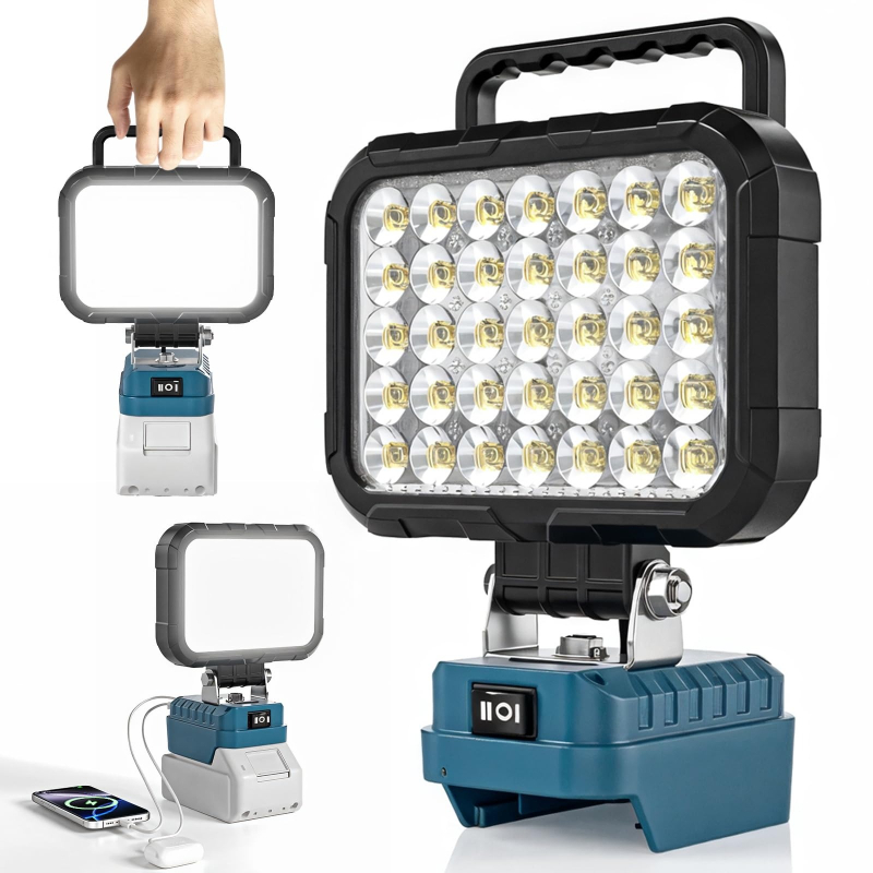 Cordless Construction Site Flo - Outdoor Lighting Milwaukee 评论和价格