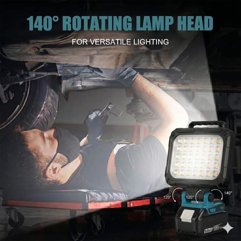 Cordless Construction Site Flo - Outdoor Lighting Milwaukee 评论和价格