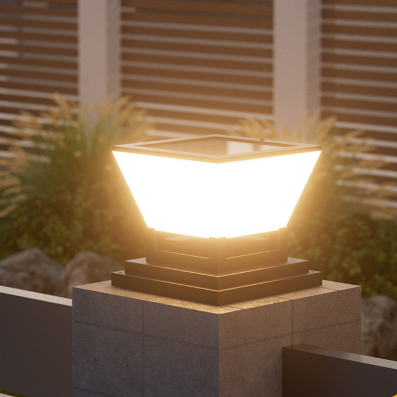 Solar Post Light Water Resista - Outdoor Lighting Install 评论和价格