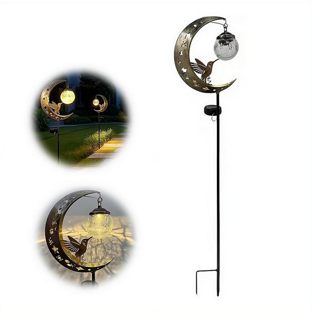 Solar Lawn Light Iron Hummingb - Solar Path Light 评论和价格