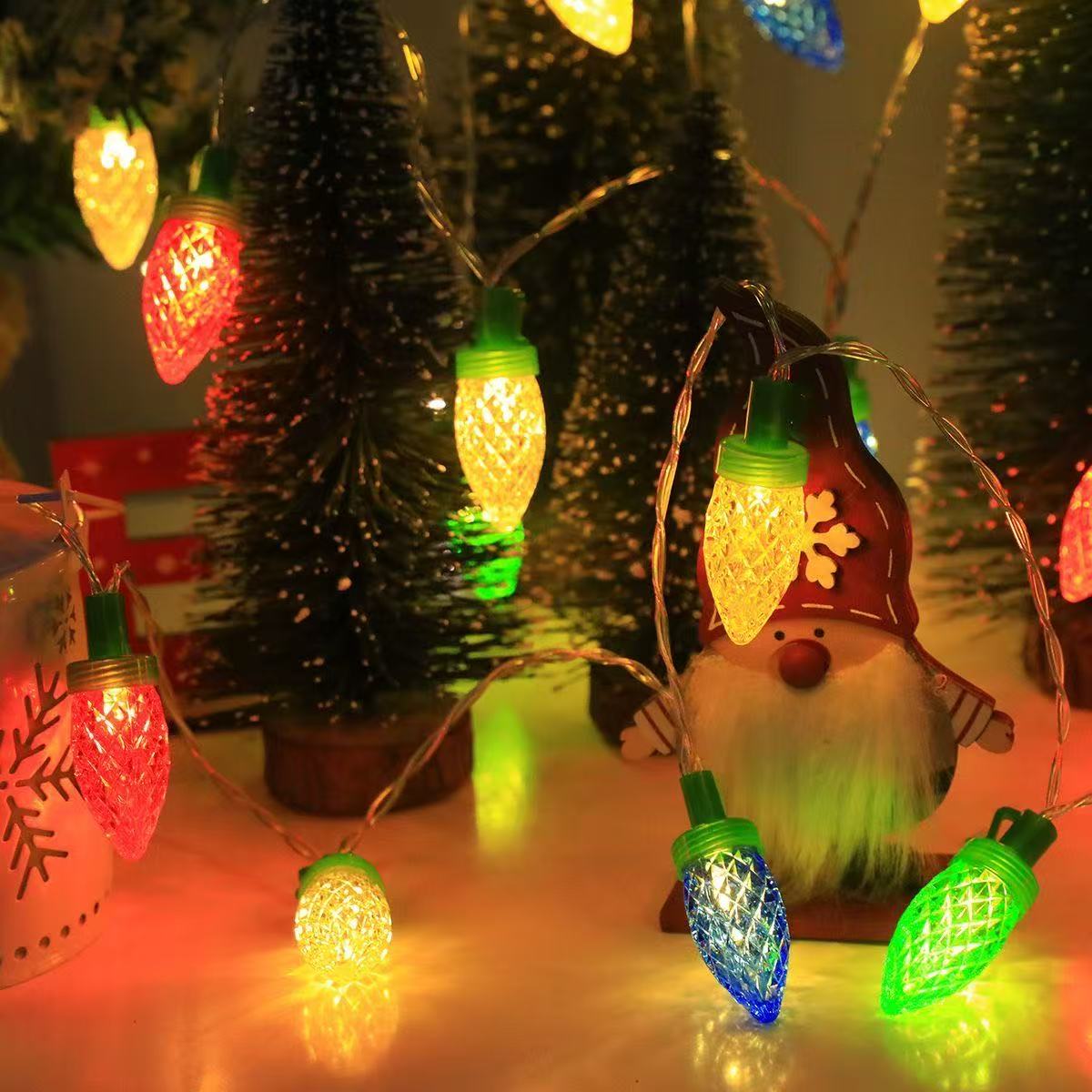 Christmas Lights,Multicolor Vi - Xmas Outdoor Lighting Decorations 评论和价格