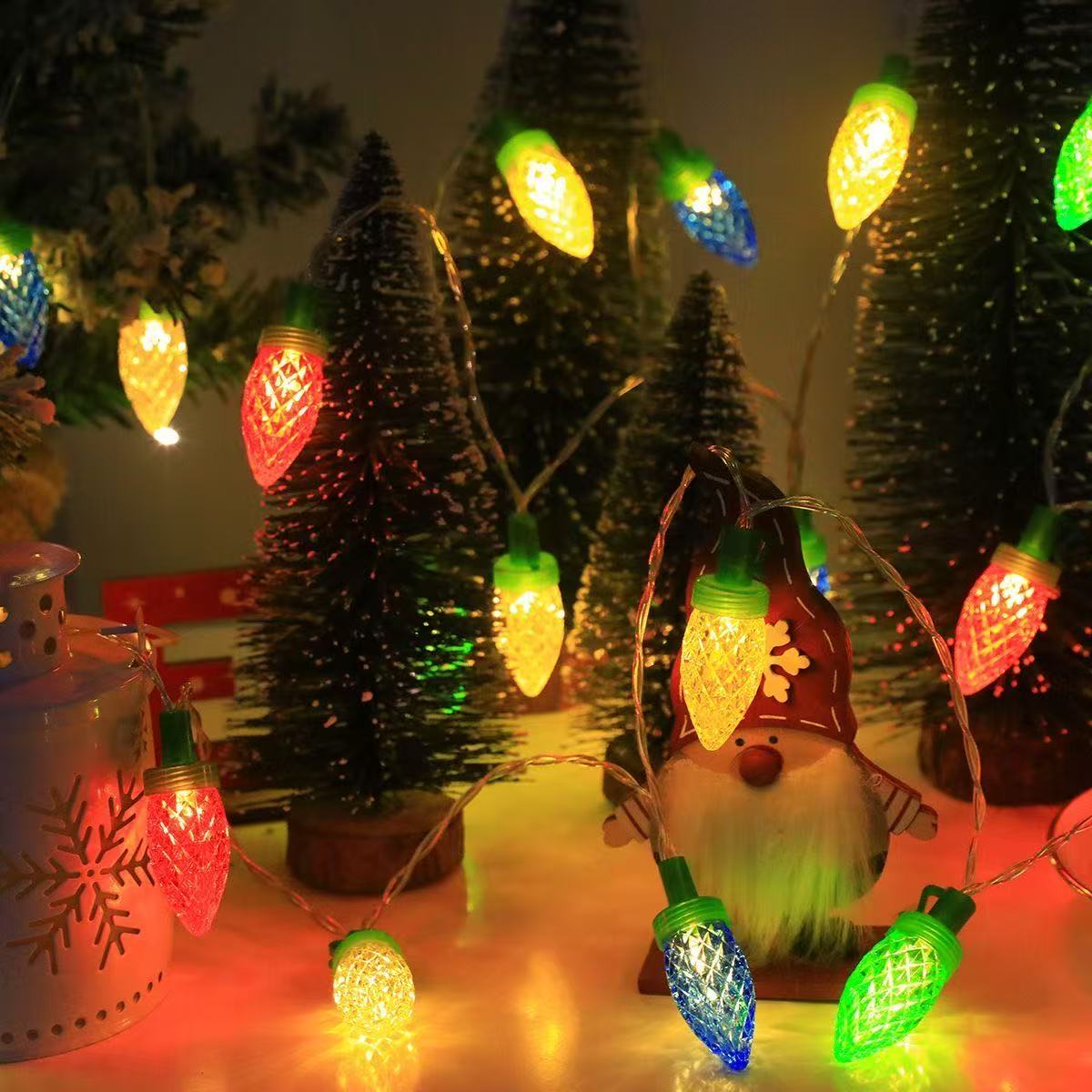 Christmas Lights,Multicolor Vi - Xmas Outdoor Lighting Decorations 评论和价格