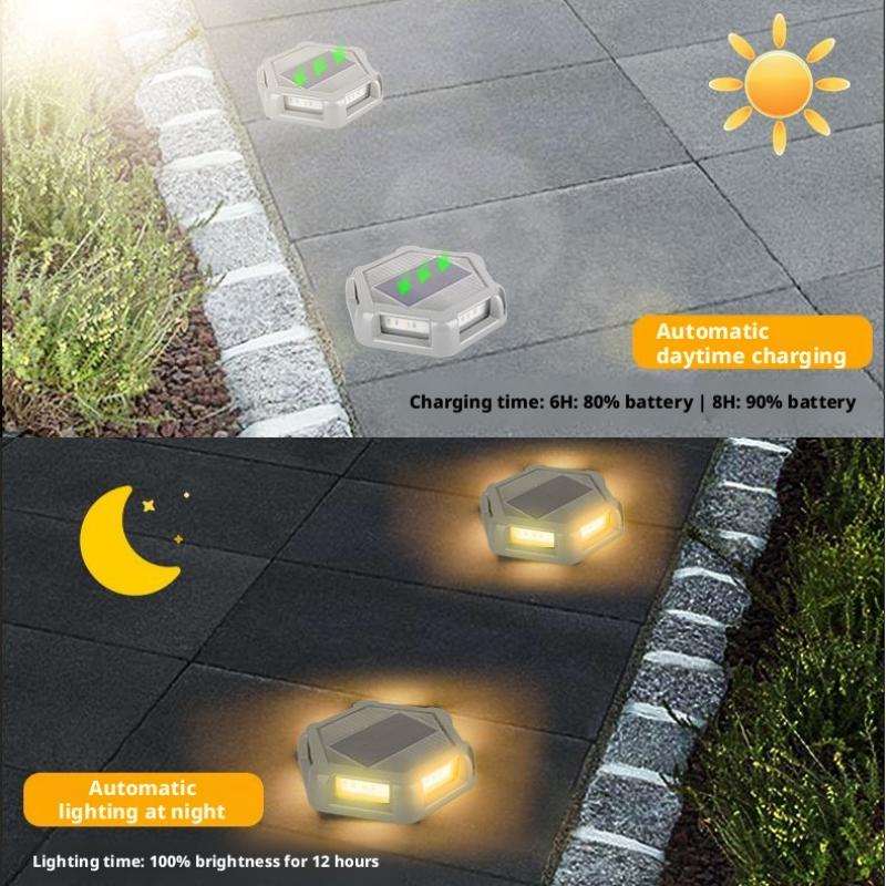 Solar-Powered Underground Lamp - Outdoor Lighting Year Round 评论和价格